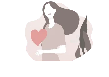 心を守るスタッフのイラスト
